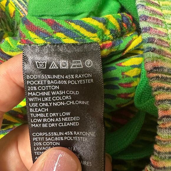 Urban Outfitters BDG Linen Blend Colorful Shorts - Picture 6 of 6